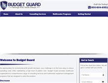 Tablet Screenshot of budgetguard.com